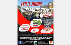 LES TROIS JOURS NORMANDS 2026 les 8,9,10 mai 2026