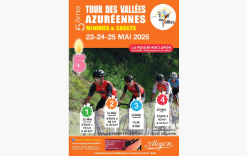TOUR DES VALLEES AZURENNES JEUNES 23 - 24 - 25 mai 2026