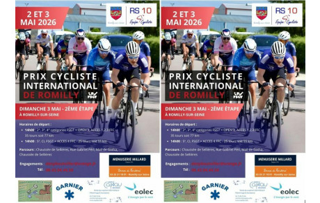 PRIX CYCLISTE INTERNATIONAL DE ROMILLY 2026